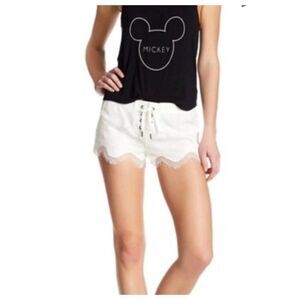 David Lerner lace white lace shorts Womens Size Small